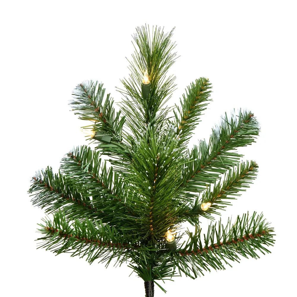 10' x 74" New Haven Spruce Artificial Christmas Tree  Clear Dura-lit Lights