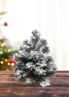 12" Snowy Tabletop Tree