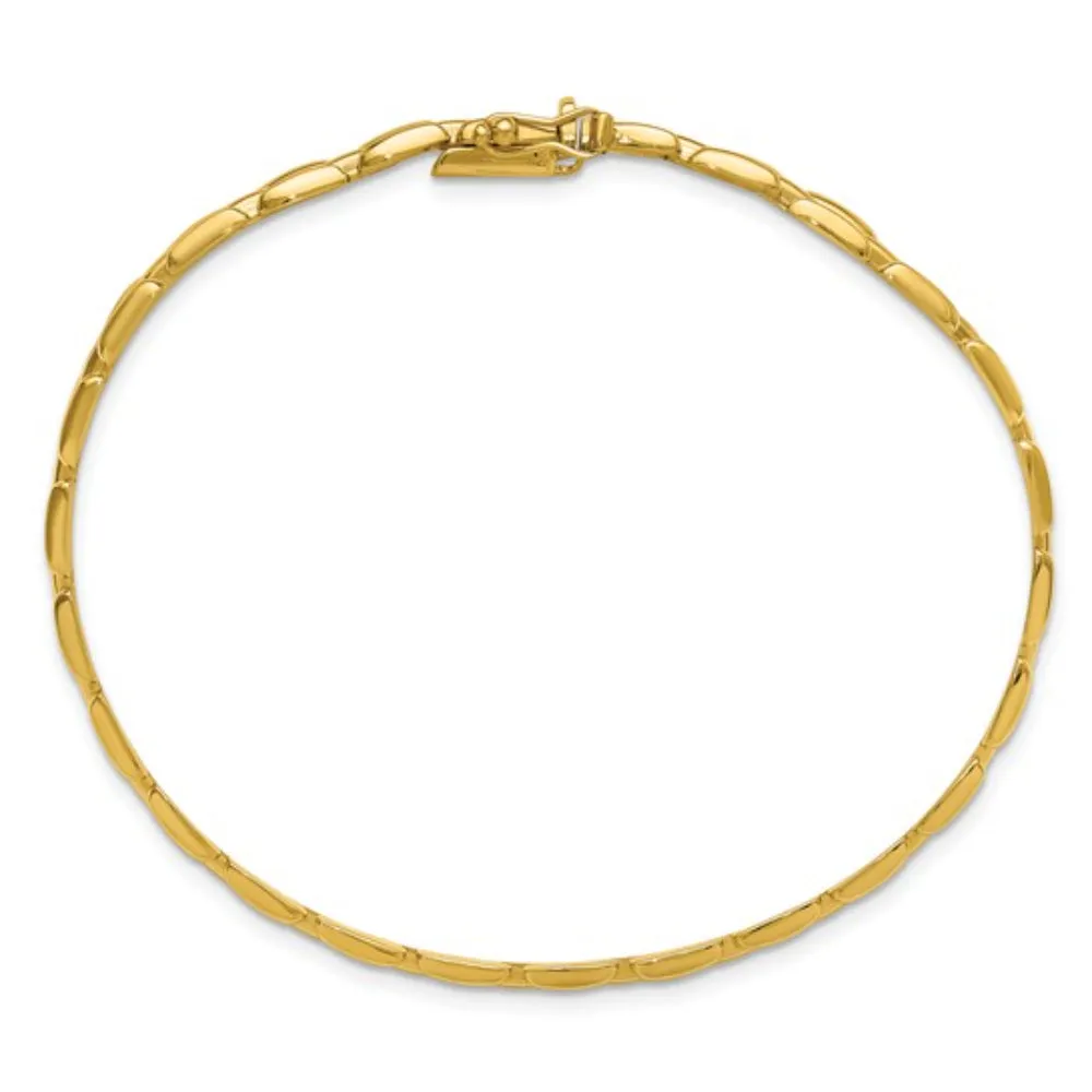 14k Gold Fancy Link Bracelet