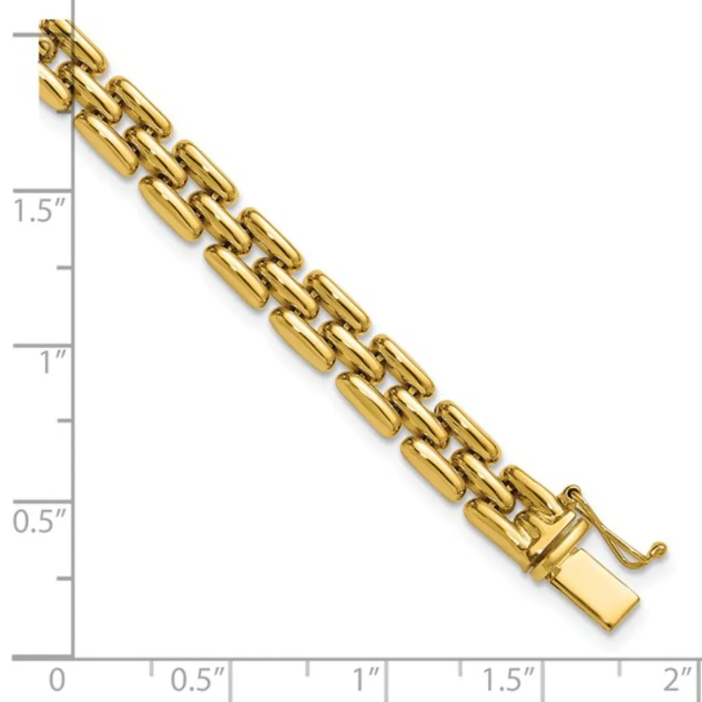 14k Gold Fancy Link Bracelet