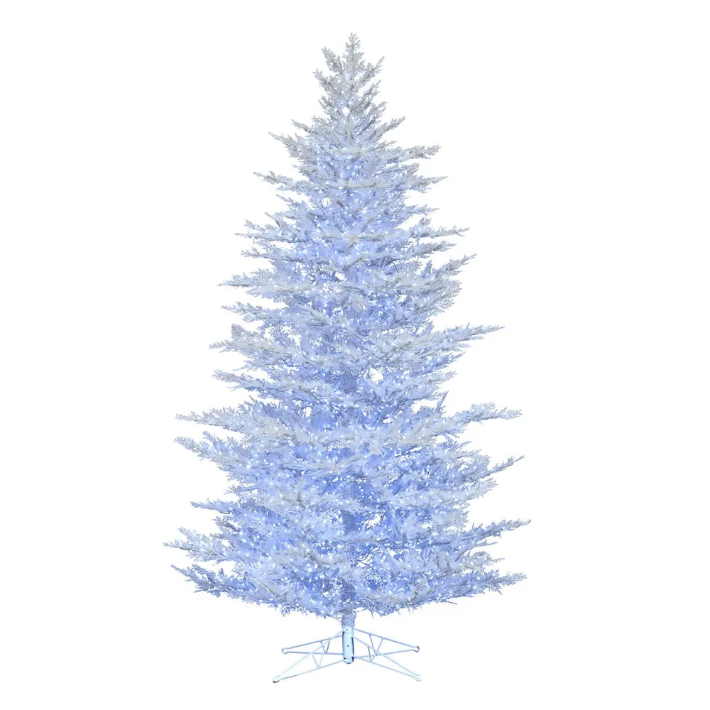 14'x74" Artificial Xmas Tree Low Voltage LED Pure White Wide Angle Twinkle Light