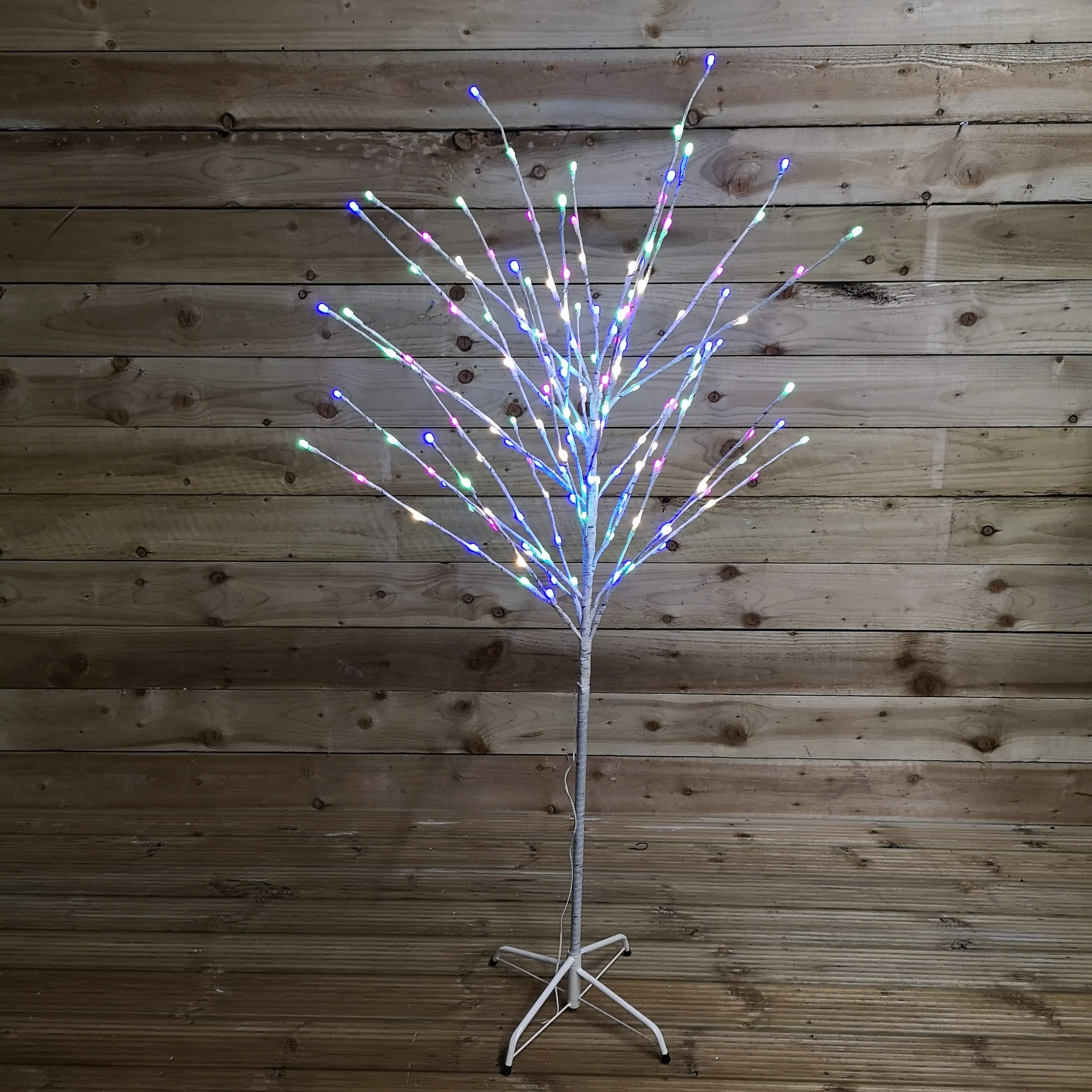 1.5m 5ft Outdoor Multi Function Colour Changing LED Rainbow Christmas Tree