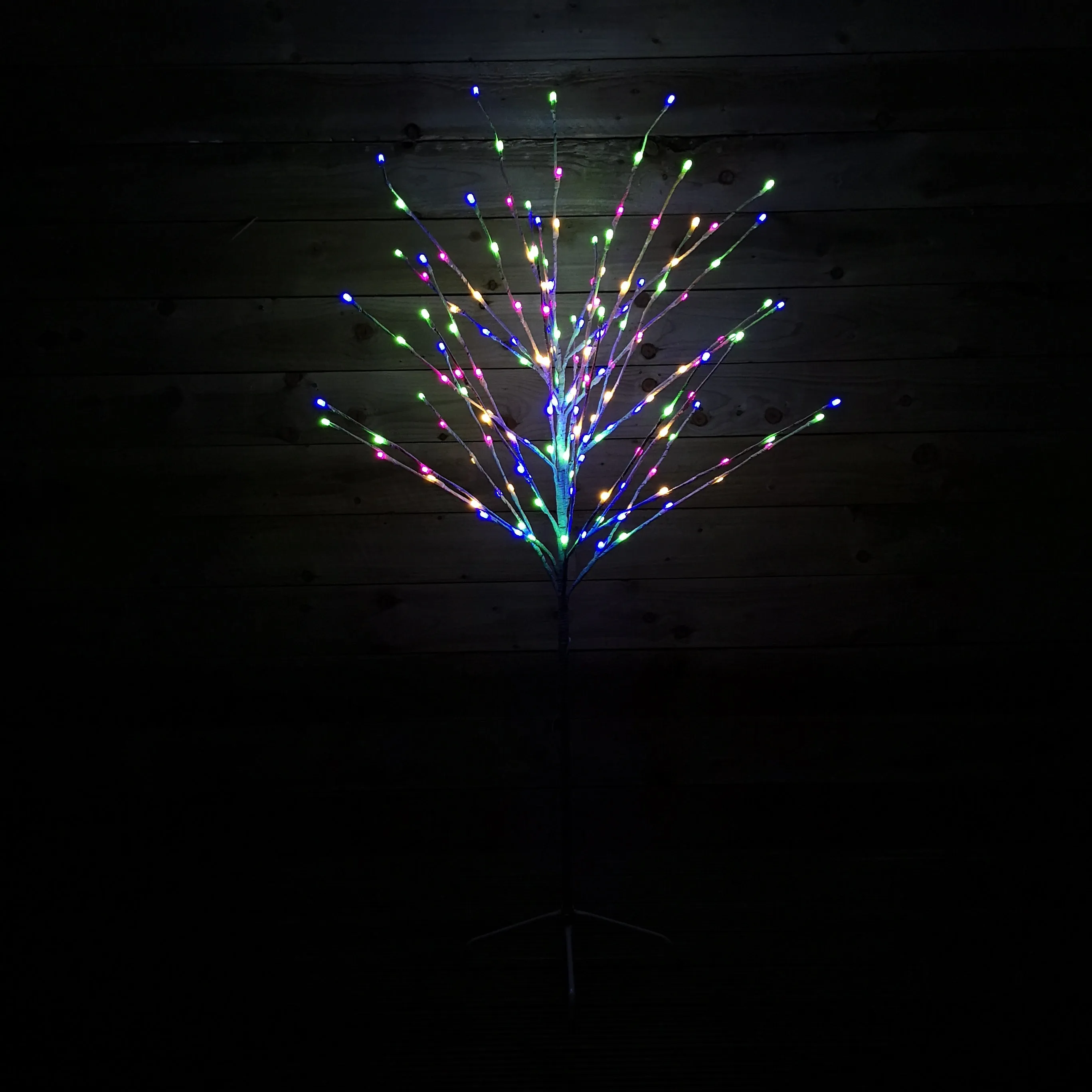 1.5m 5ft Outdoor Multi Function Colour Changing LED Rainbow Christmas Tree