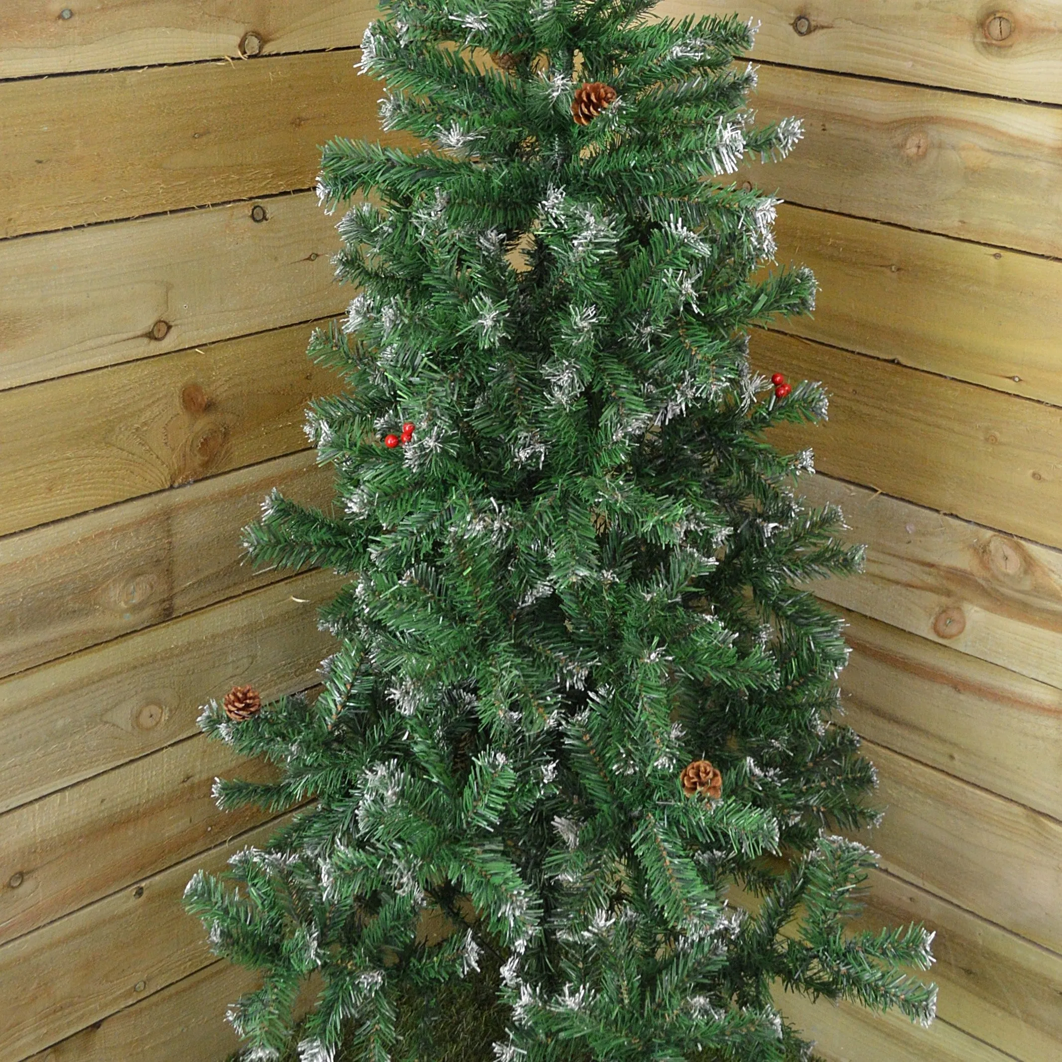 1.8m (6ft) Snow Tipped Artificial Christmas Tree with Stand