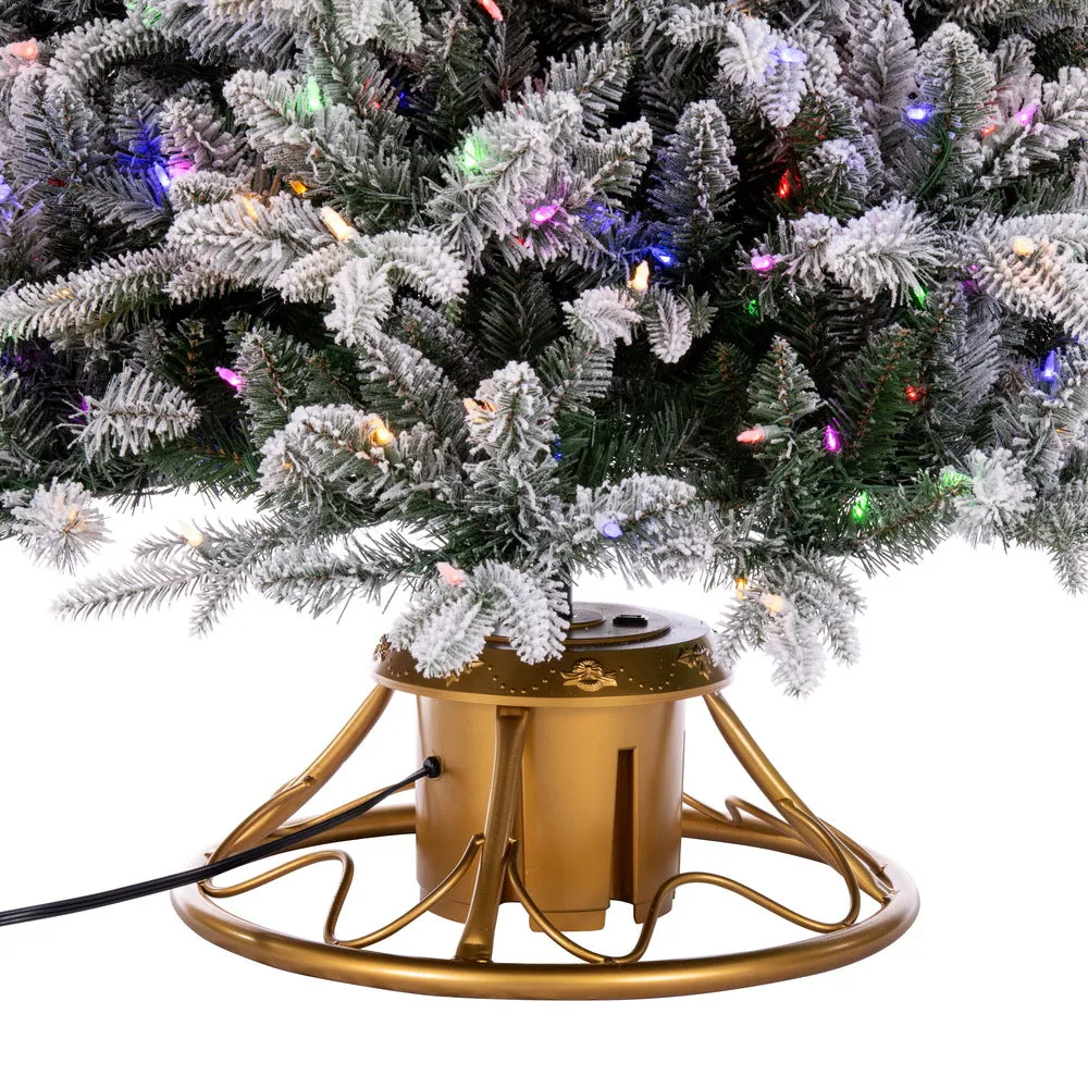 22" Gold Rotating Tree Stand Up to 120Lbs