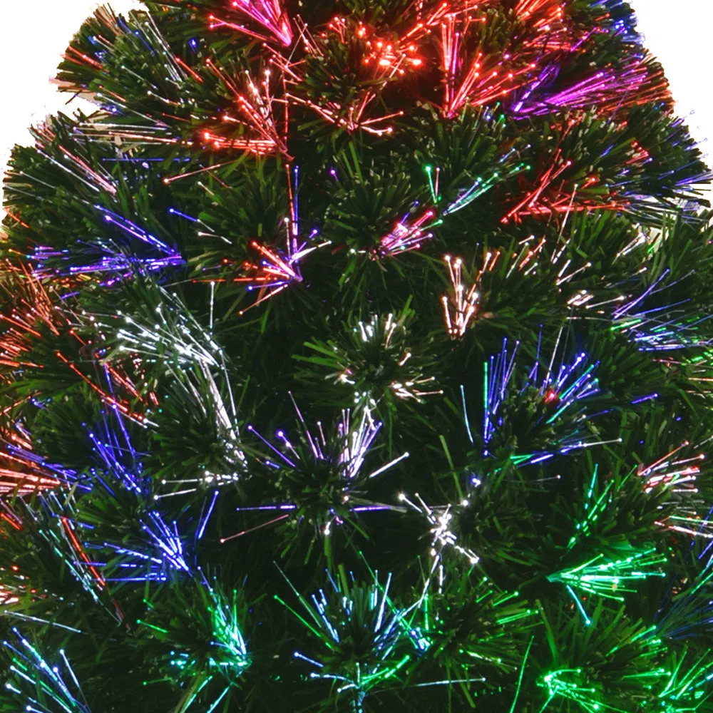 3' Fiber Optic Evergreen Fireworks Artificial Christmas Tree