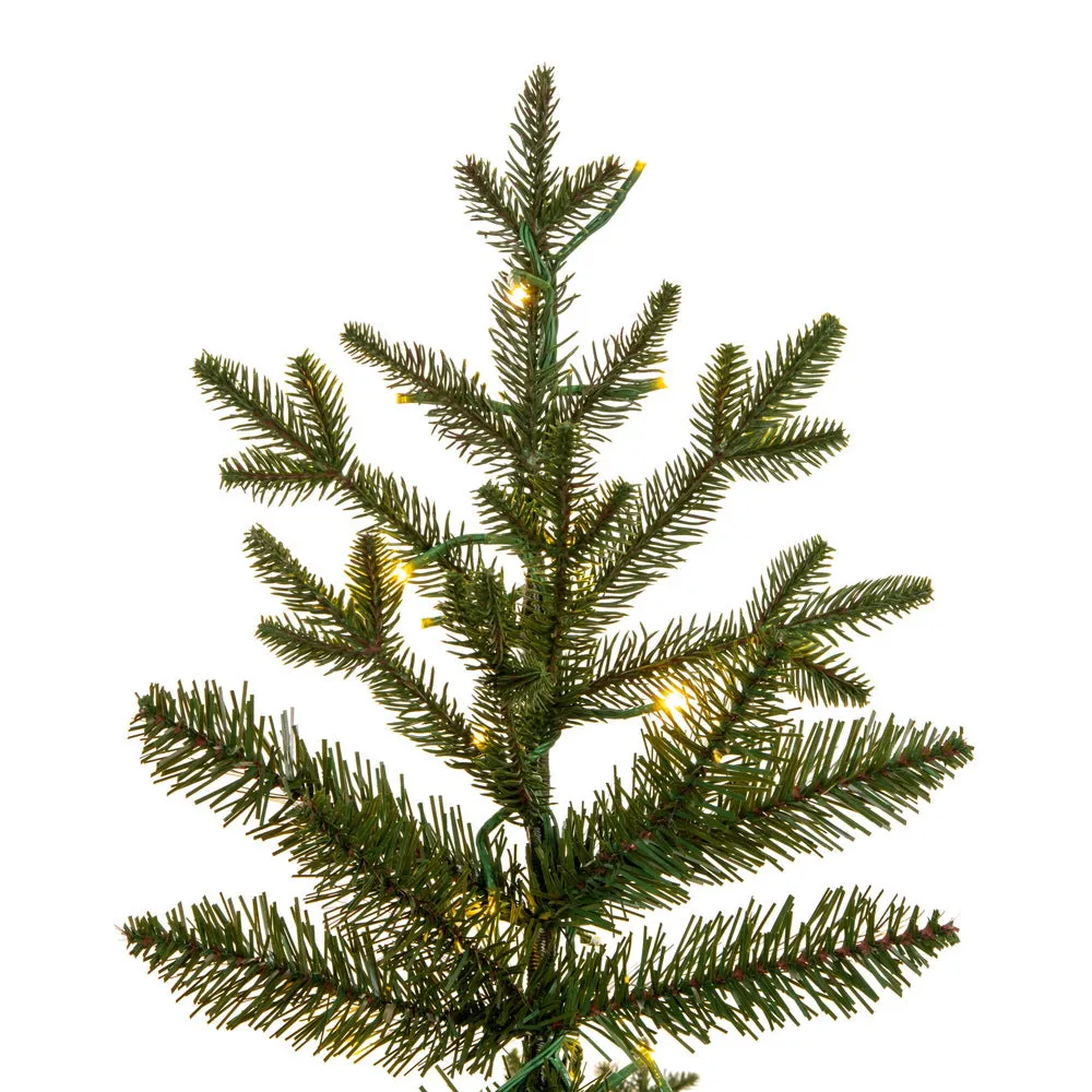 3' x 28" Kamas Fraser Fir Artificial Xmas Tree 3mm LED Color Changing Lights