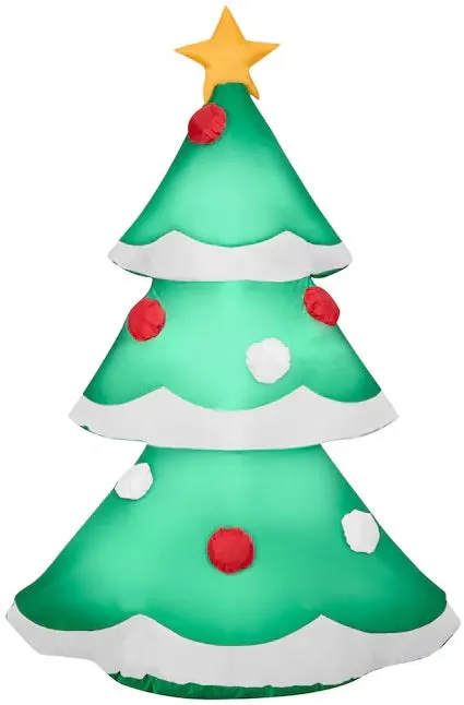 3.5' Airblown® Christmas Tree with Snowy Layers Inflatable