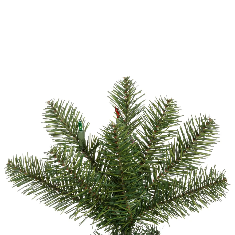 4.5' Salem Pencil Pine Artificial Christmas Tree, Warm White LED Dura-lit Lights