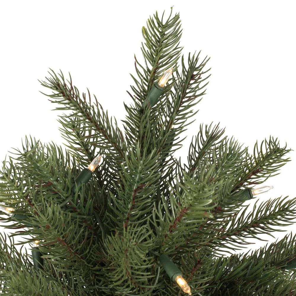 4.5' x 36" Balsam Spruce Artificial Christmas Tree Clear Dura-lit Lights