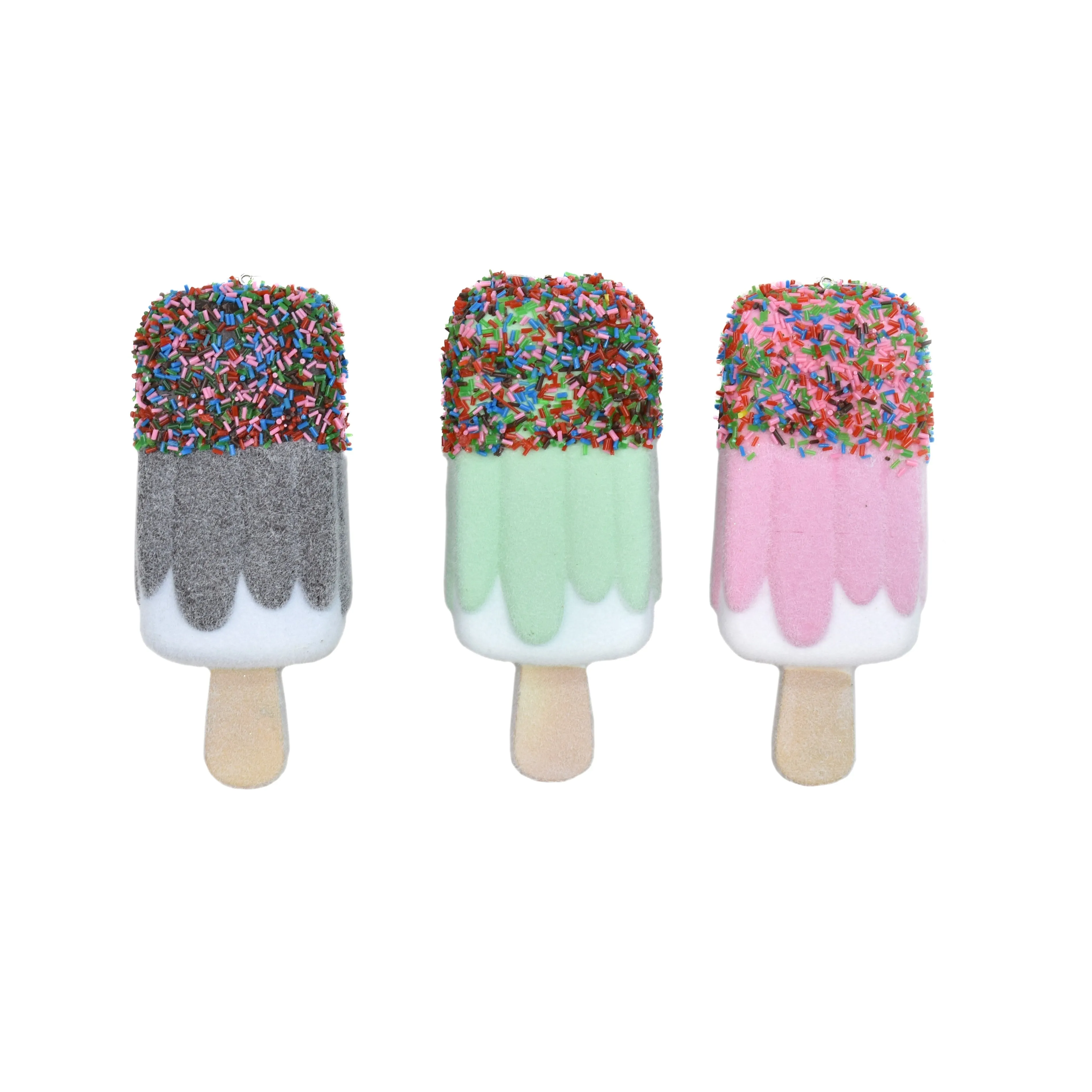 5'' Frosted Popsicle Ornament with Sprinkles (Sold Separately) | YK