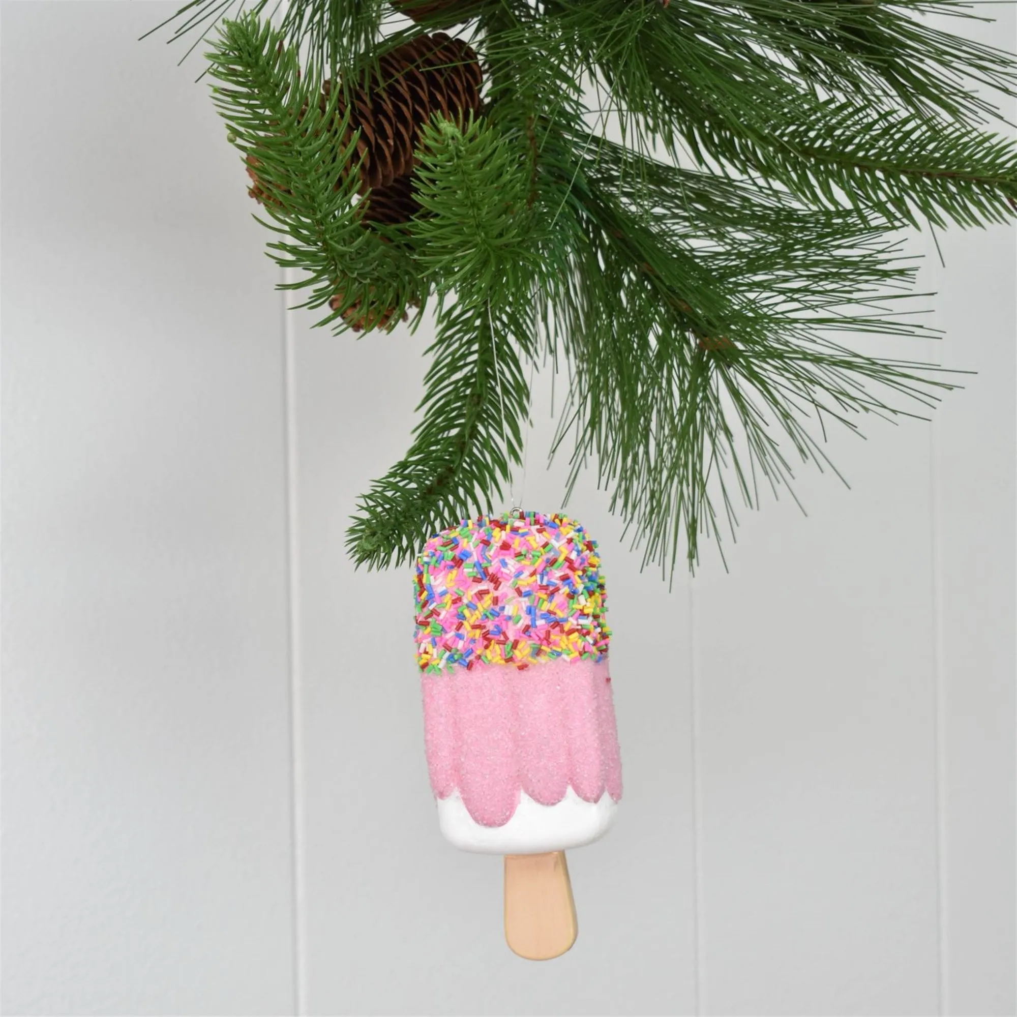 5'' Frosted Popsicle Ornament with Sprinkles (Sold Separately) | YK