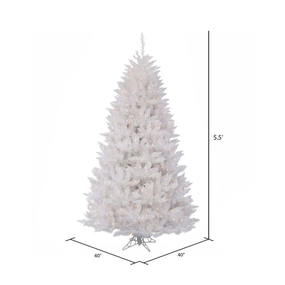 5.5' Artificial Christmas Tree Clear Dura-lit Incandescent Lights