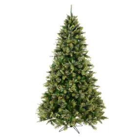 5.5' Cashmere Pine Artificial Christmas Tree Multi-Colored Dura-Lit LED Lights