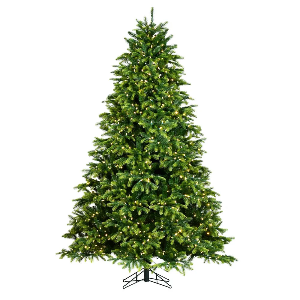 5.5' x 48" Deluxe Balsam EZ Plug Artificial Xmas tree Warm White Dura-Lit LED