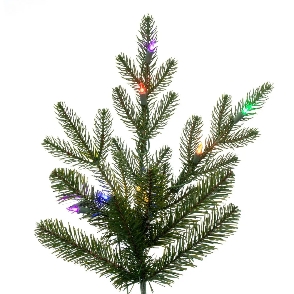 5.5' x 48" North Shore Fraser Fir Artificial Christmas Tree LED Colored Lights