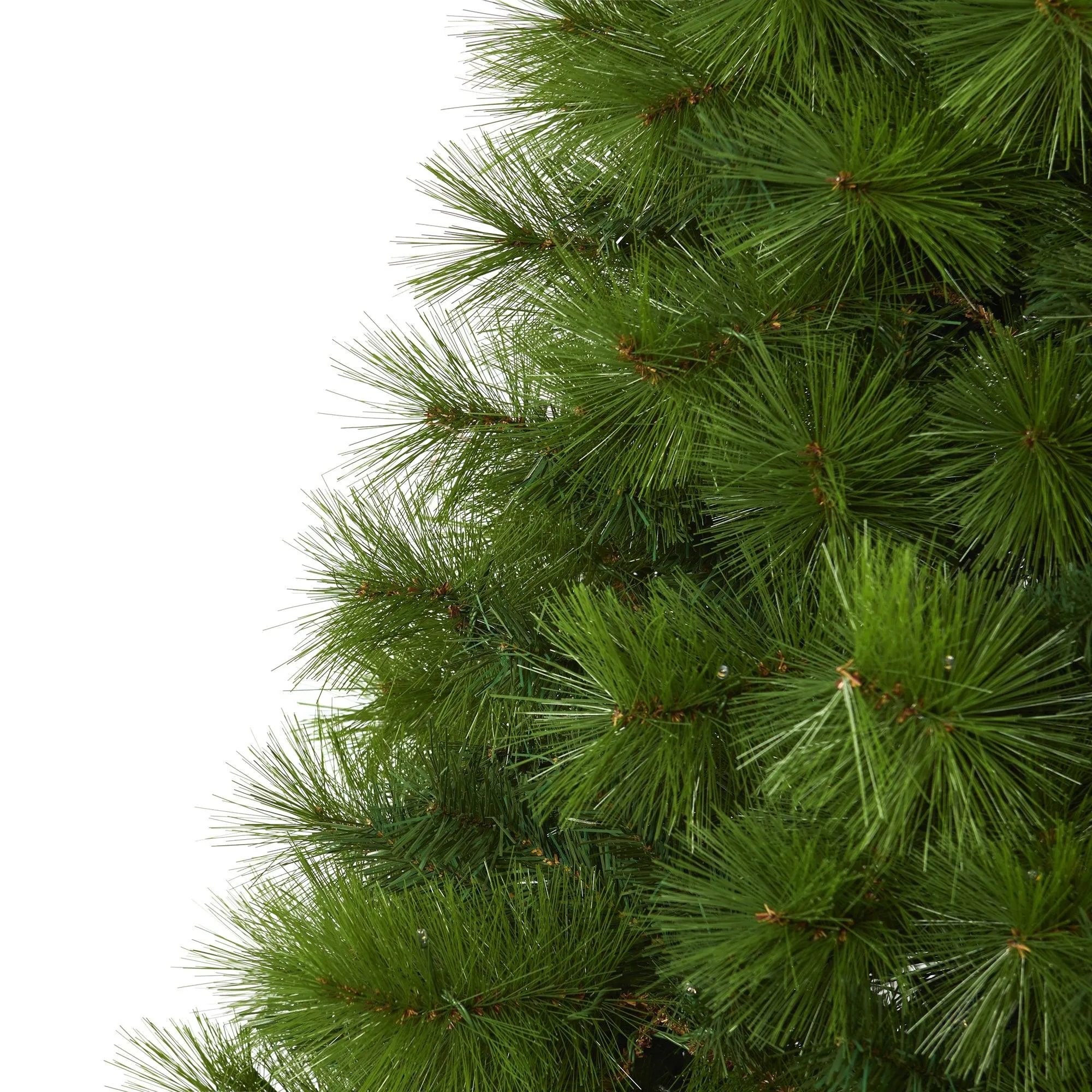 6' Green Scotch Pine Artificial Christmas Tree with 300 Clear LED Lights