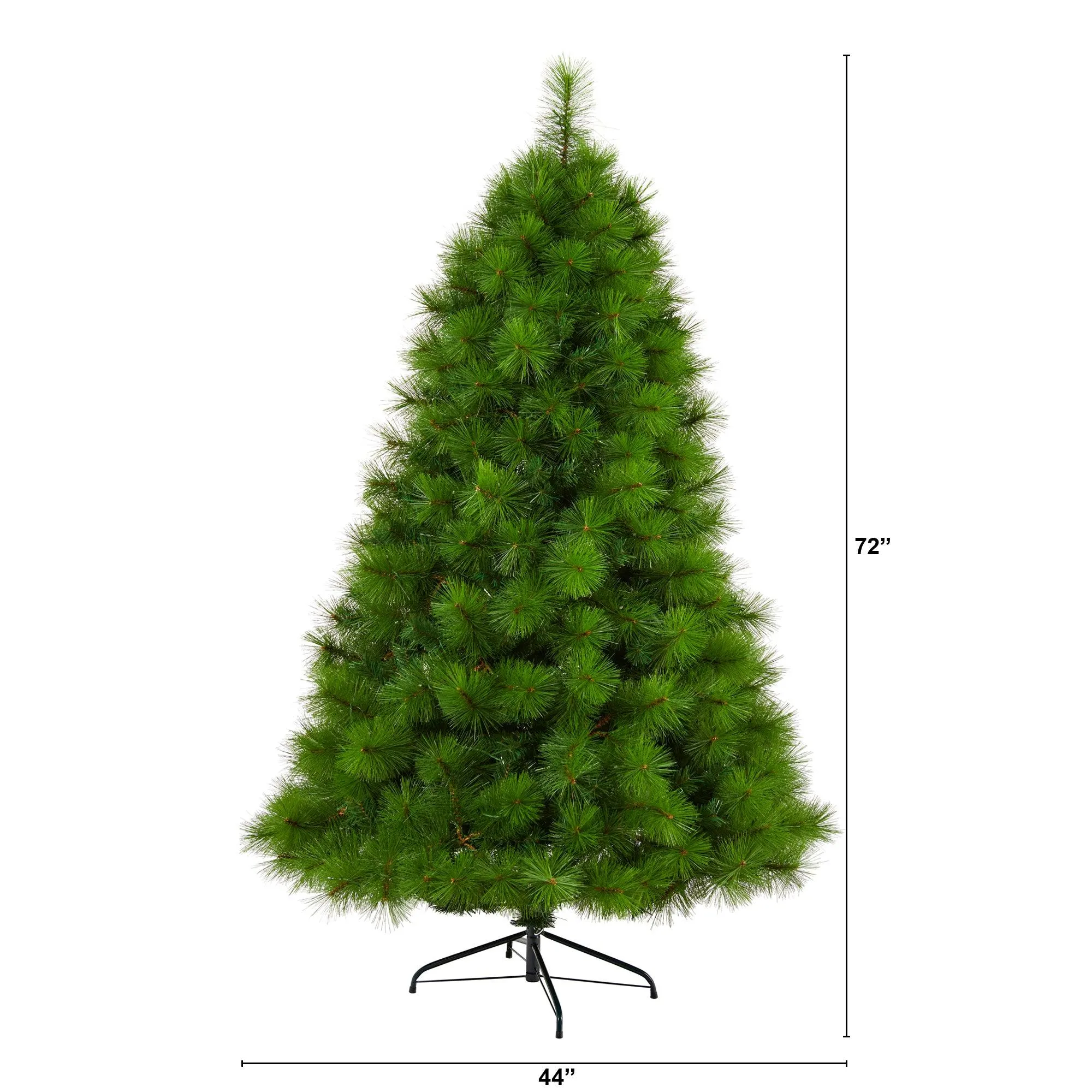 6' Green Scotch Pine Artificial Christmas Tree with 300 Clear LED Lights