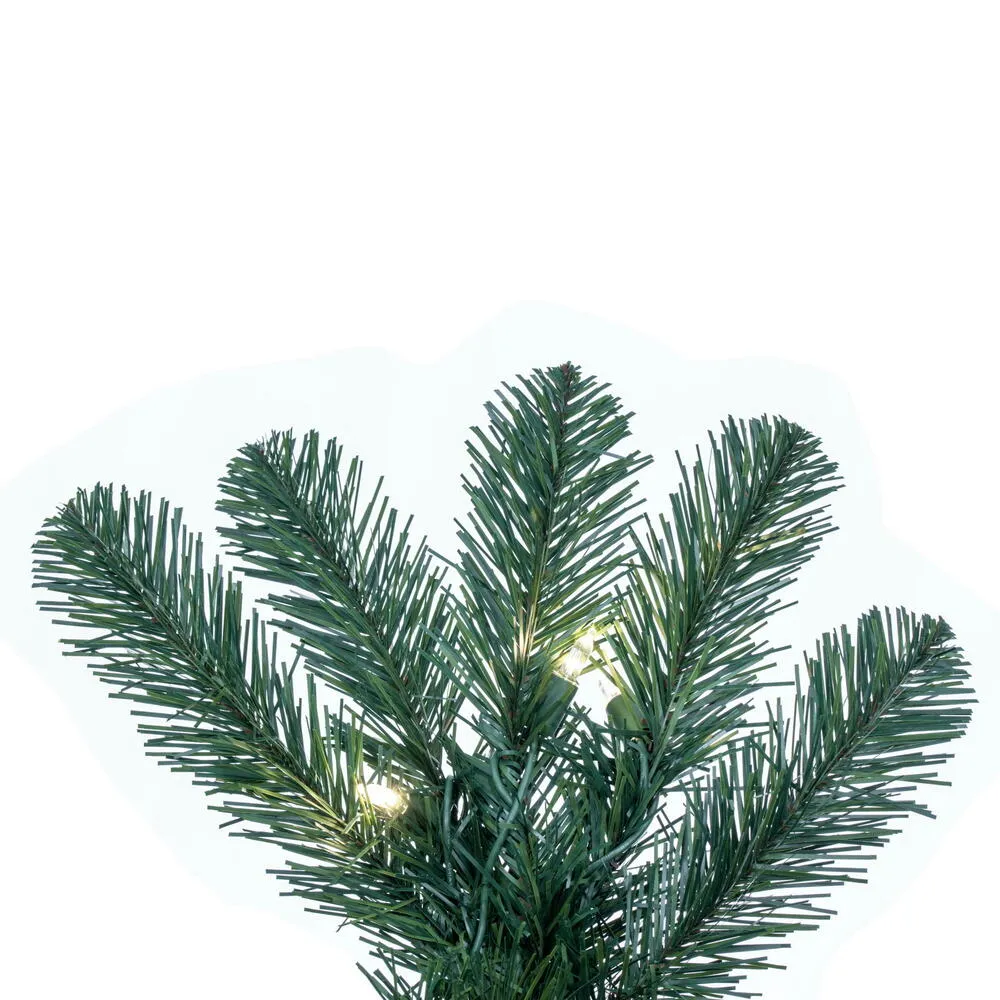 6.5' Artificial Christmas Tree, 300 Warm White LED Dura-lit Lights