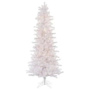 6.5' Pine Slim Artificial Christmas Tree 450 Clear Dura-lit Incandescent Lights