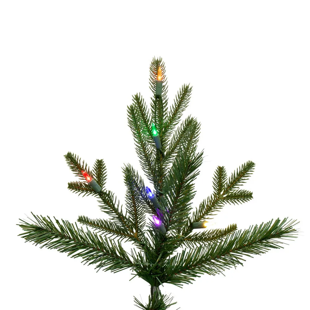 6.5' x 51" Kingston Fraser Fir Artificial Christmas Tree LED Colored Lights