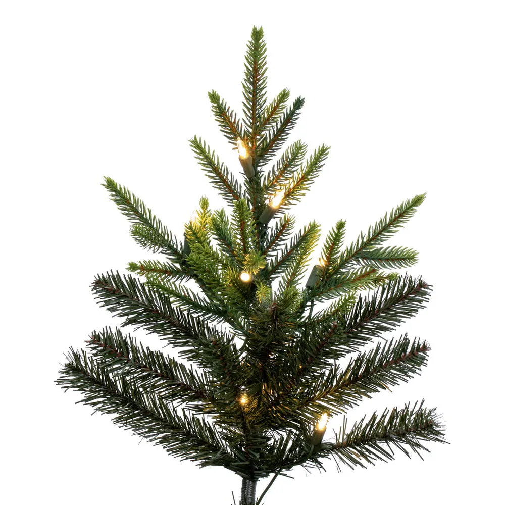 6.5' x 52" Vermont Fraser Fir Artificial Pre-Lit Christmas Tree Warm White LED.