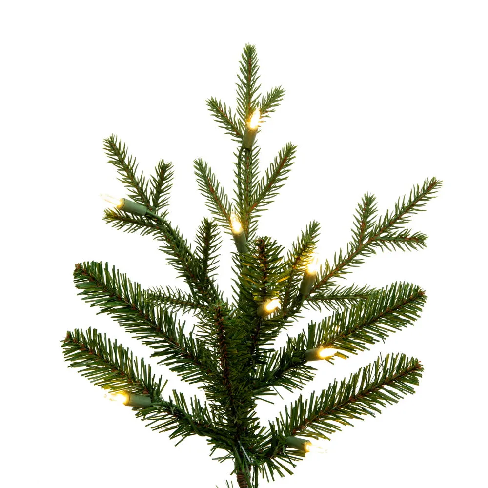 6.5' x 57" Hudson Fraser Fir Artificial Christmas Tree with Warm White LED.