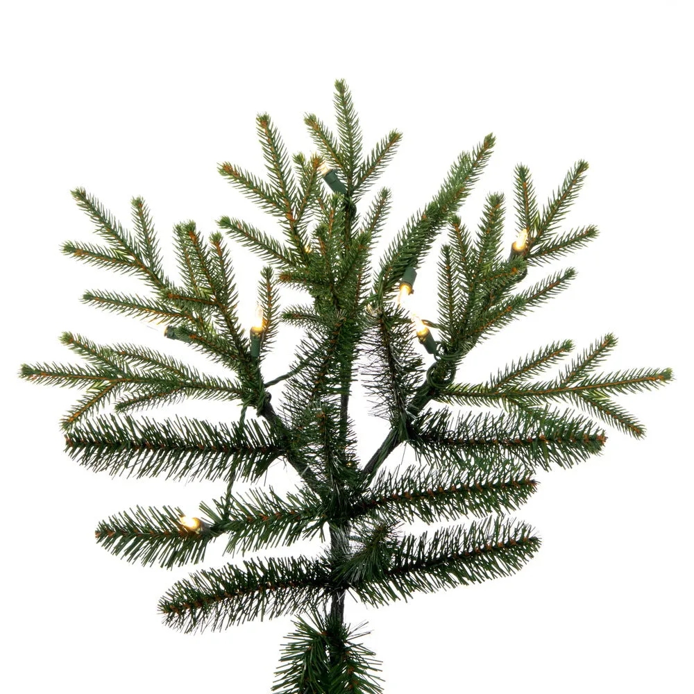 7.5' x 60" Tiffany Fraser Fir Artificial Christmas Tree with Warm White LED.