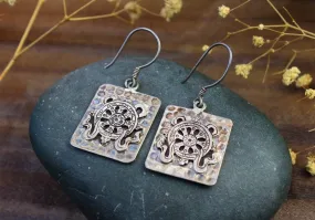 Auspicious Wheel Earrings