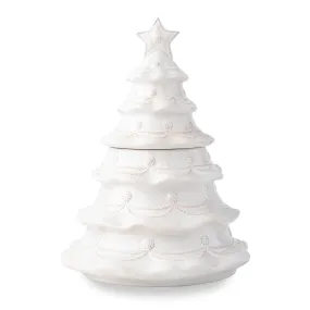 Berry & Thread Christmas Tree Cookie Jar - Whitewash