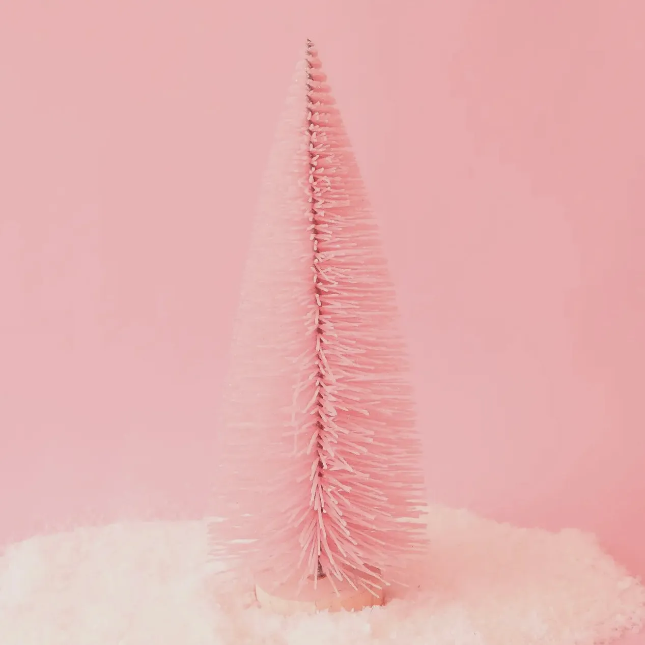 Bottle Brush Tree - 9" & 13" in Pink