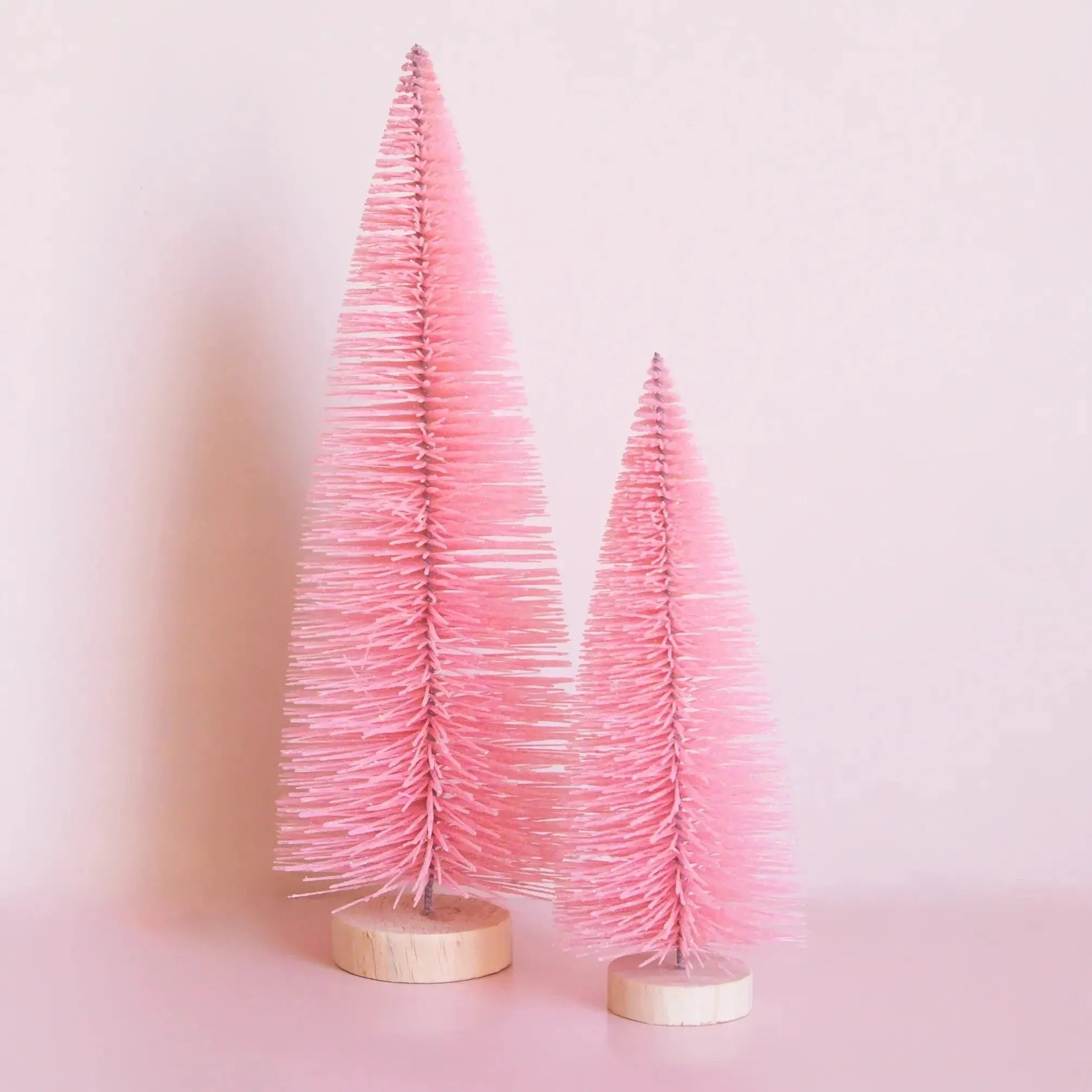 Bottle Brush Tree - 9" & 13" in Pink