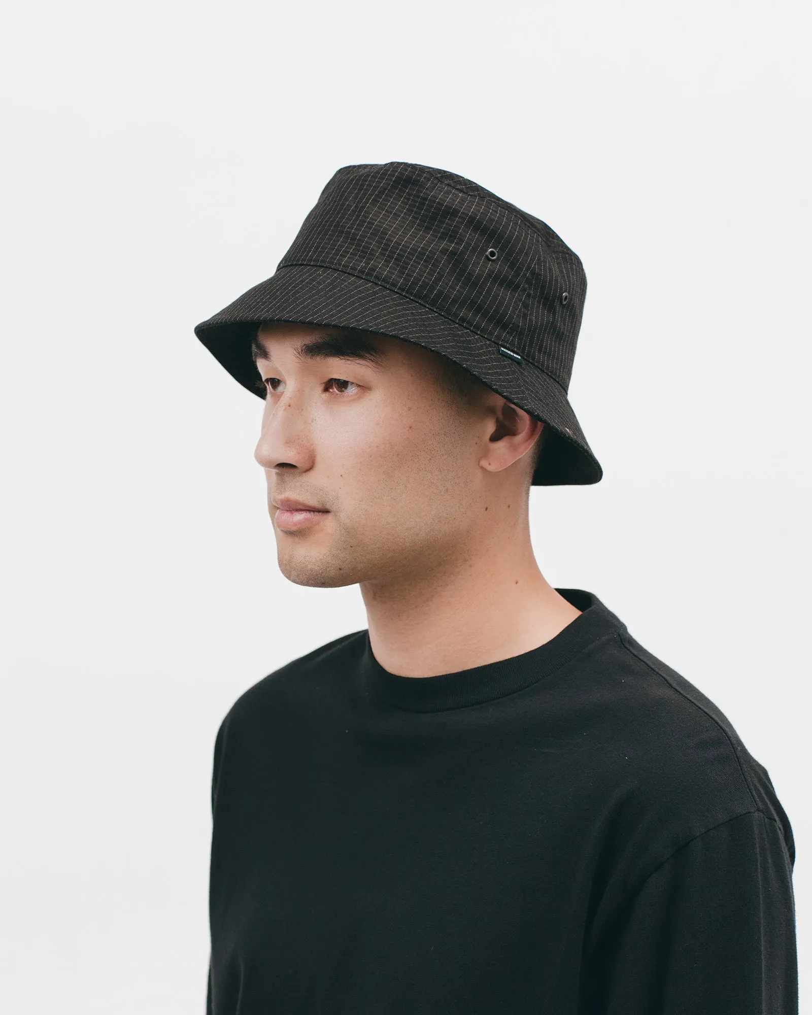 Bucket Cap - Black Grid