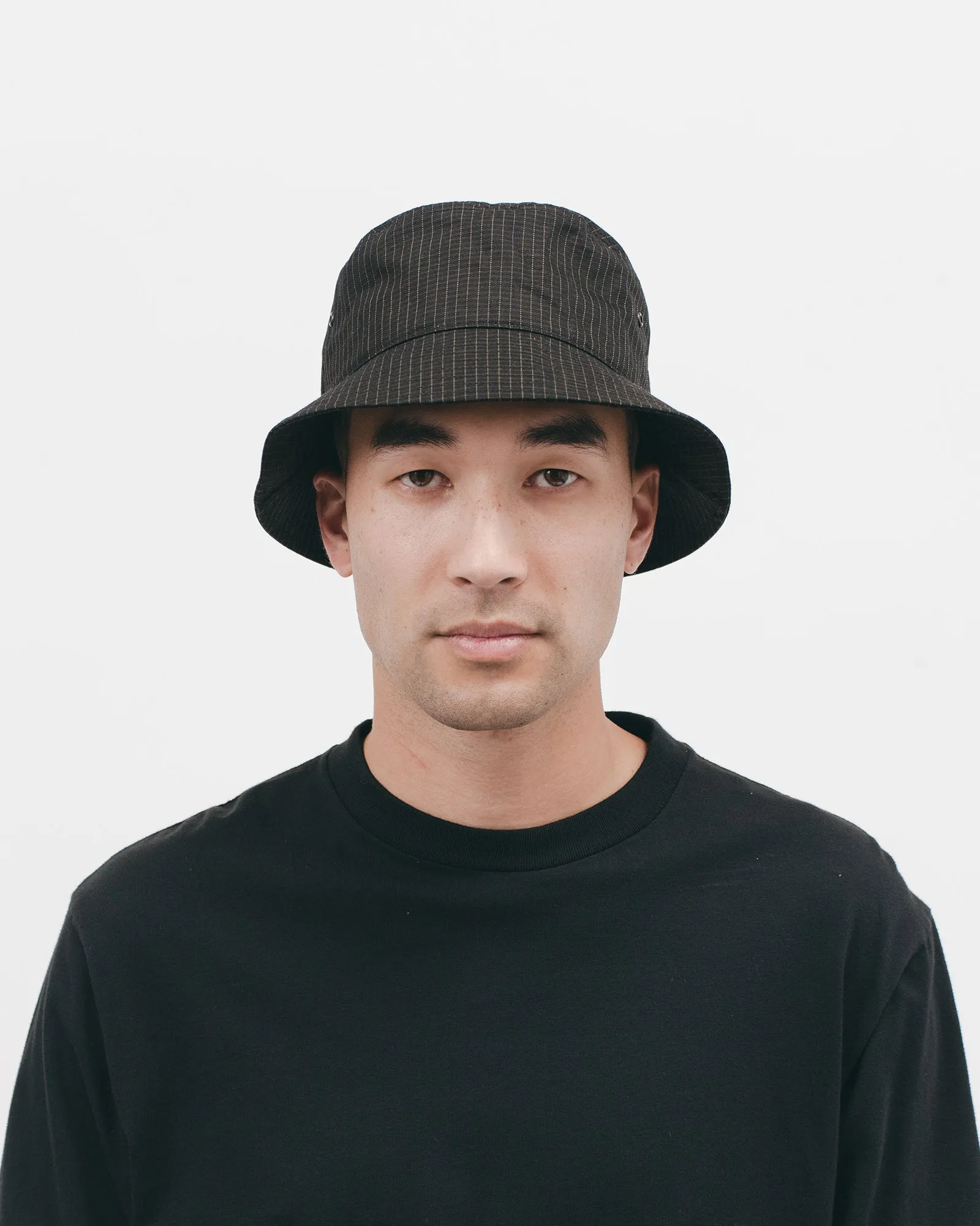 Bucket Cap - Black Grid