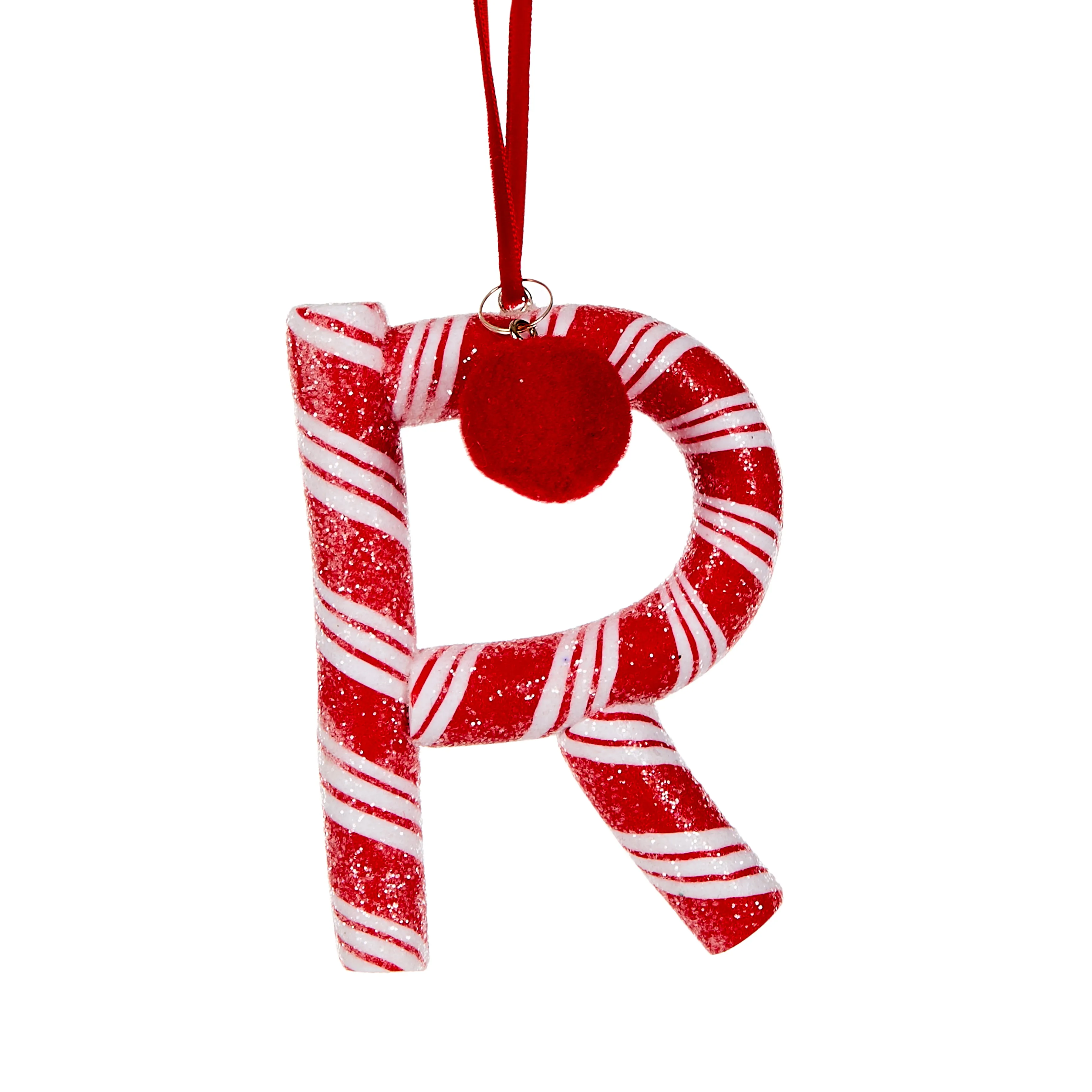 Candy Cane Letter R Hanging