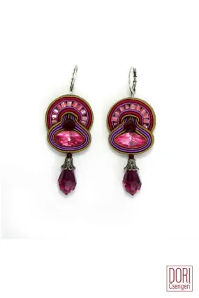 Cerise Dangling Earrings