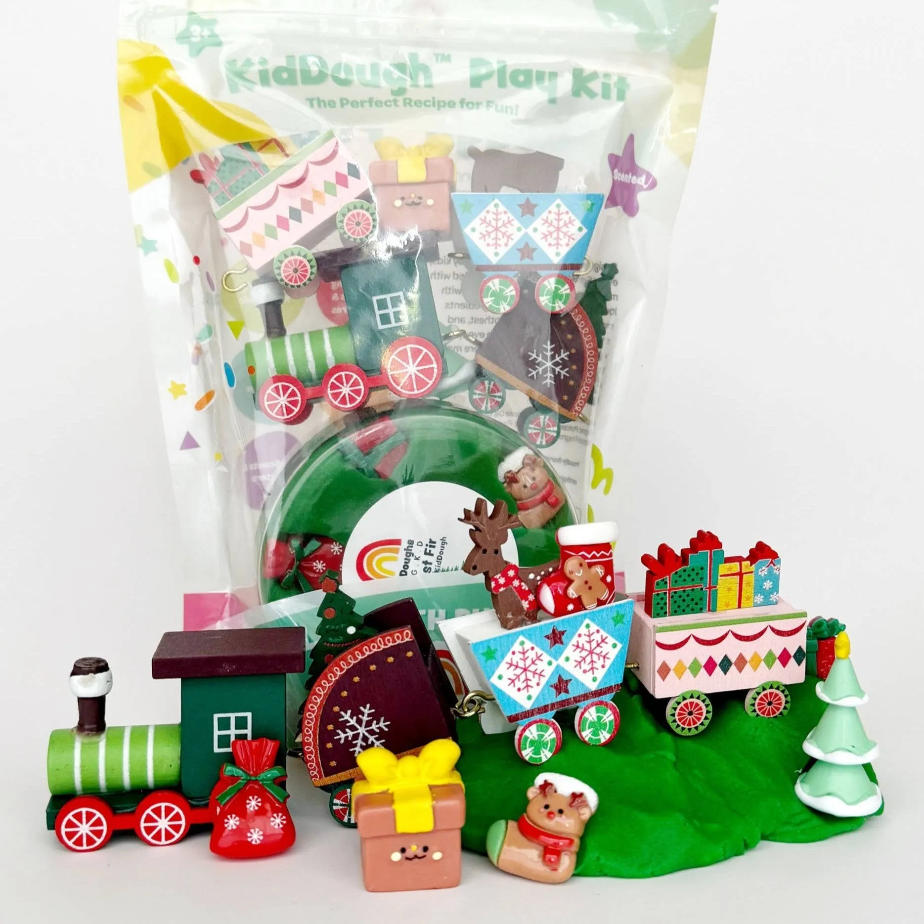 Christmas Train Play Dough Kit