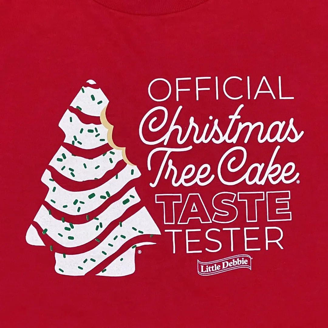 Christmas Tree Cake Taste Tester Youth Short Shirt