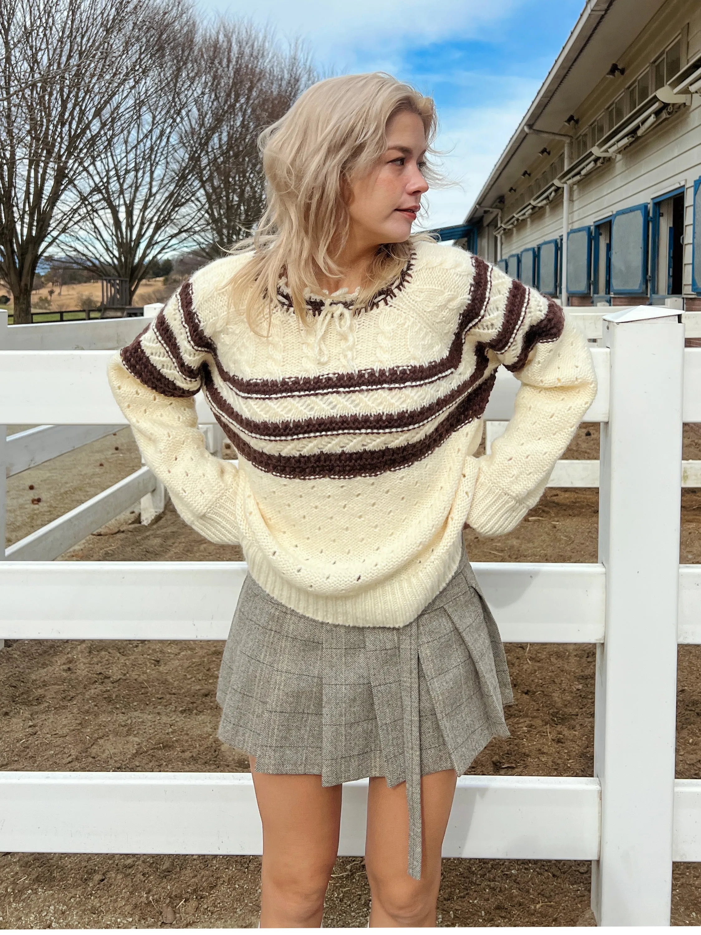 Classy Pleated Mini Skort