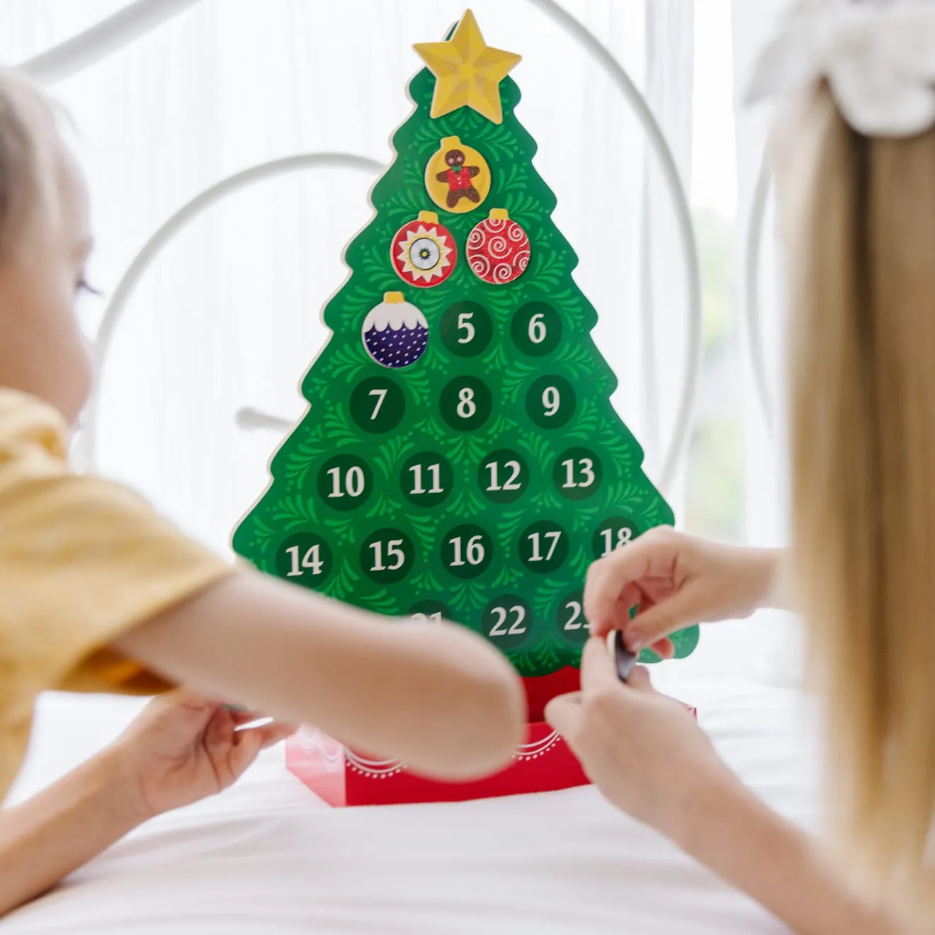 Countdown to Christmas Wooden Religious Advent Calendar