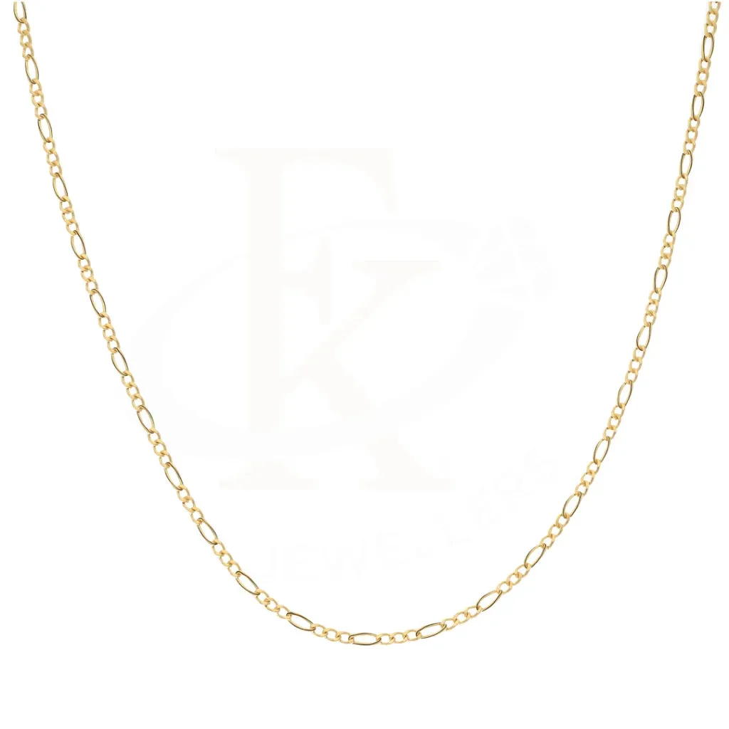 Gold 18 Inches Figaro Chain 18KT - FKJCN18K8331