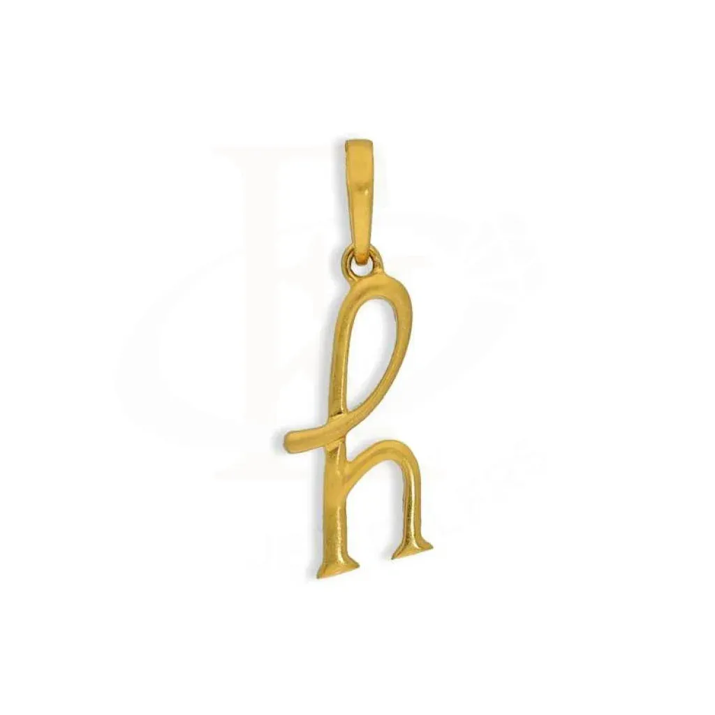 Gold Alphabet Pendant 22KT - FKJPND22K2727