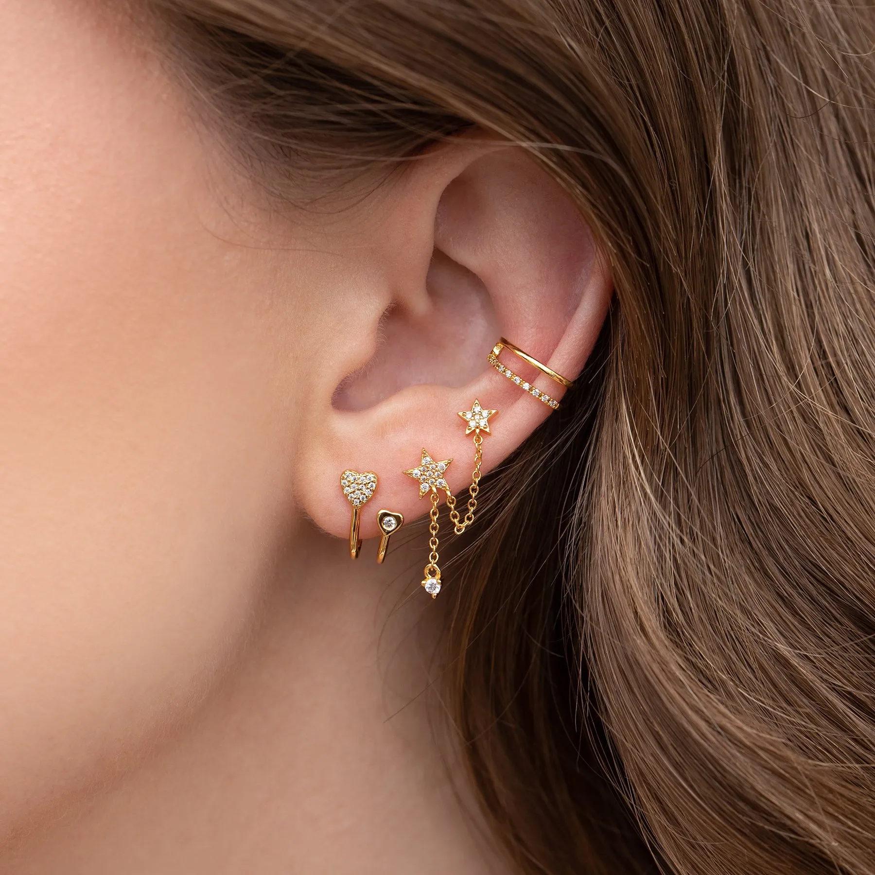 Golden Moments Ear Cuff