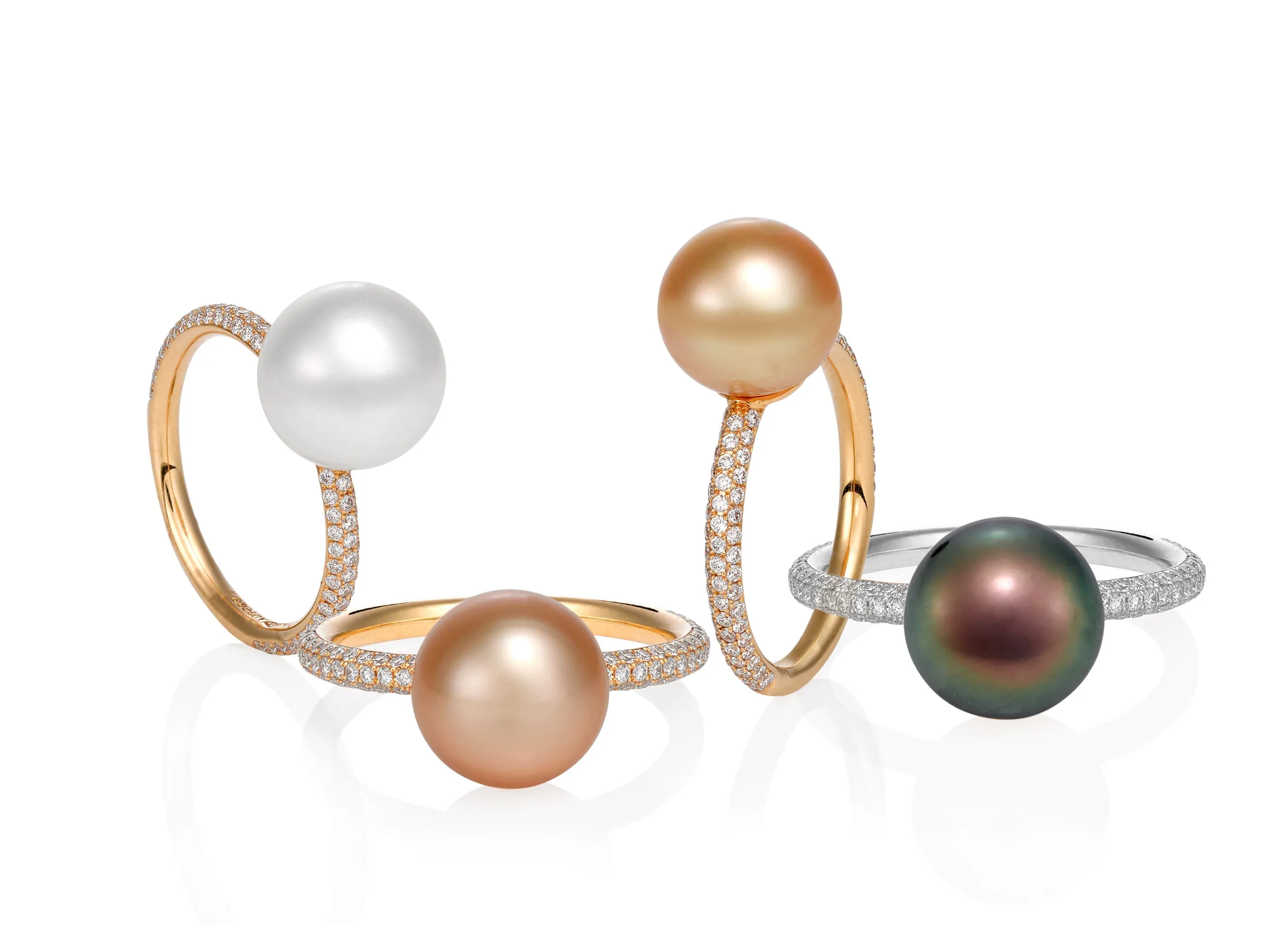 Golden South Sea Pearl Ring