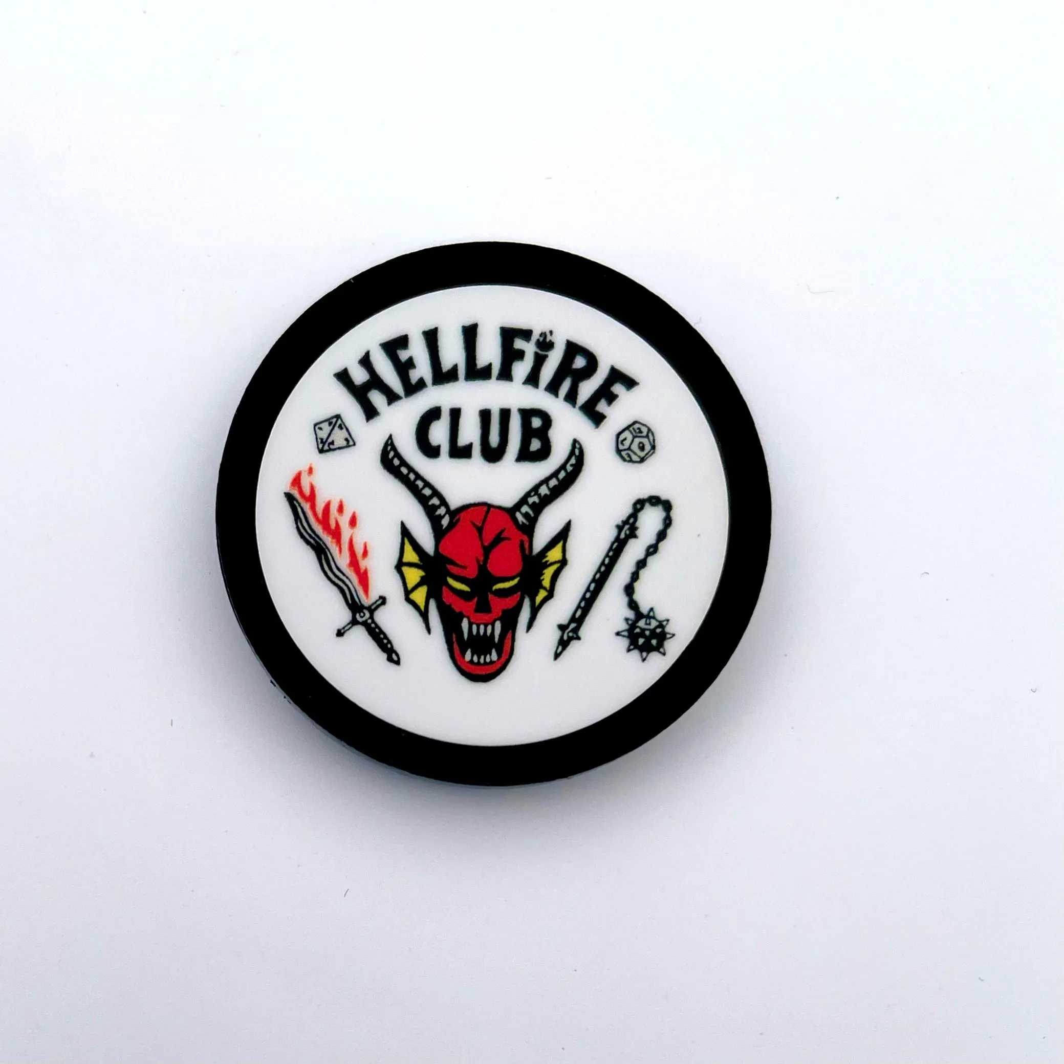 Hellfire - mini Brooch - Set of 4