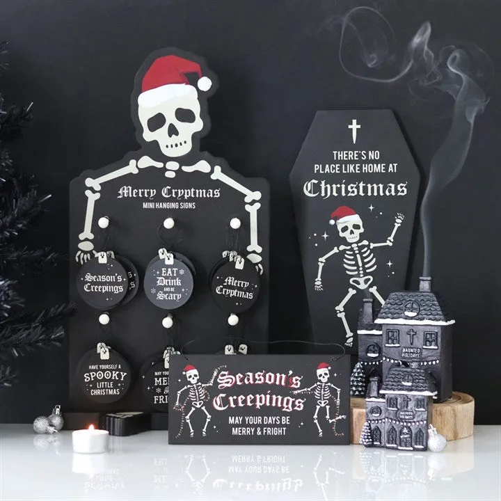 Merry Cryptmas Mini Hanging - Season's Greetings Signs