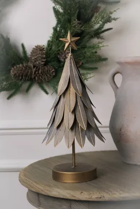 Metal Leaf Christmas Tree