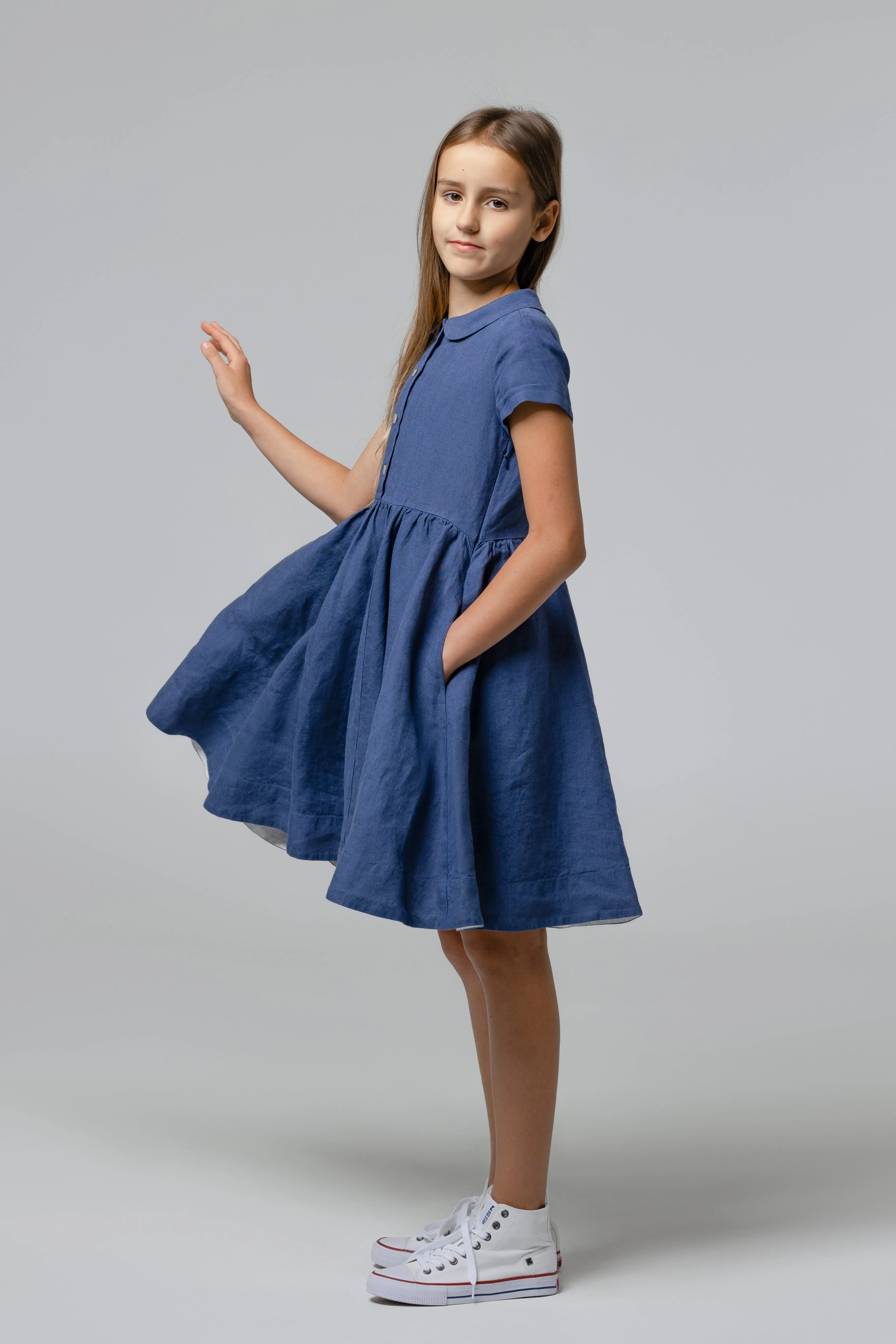 Mini Me Classic Dress, Short Sleeve