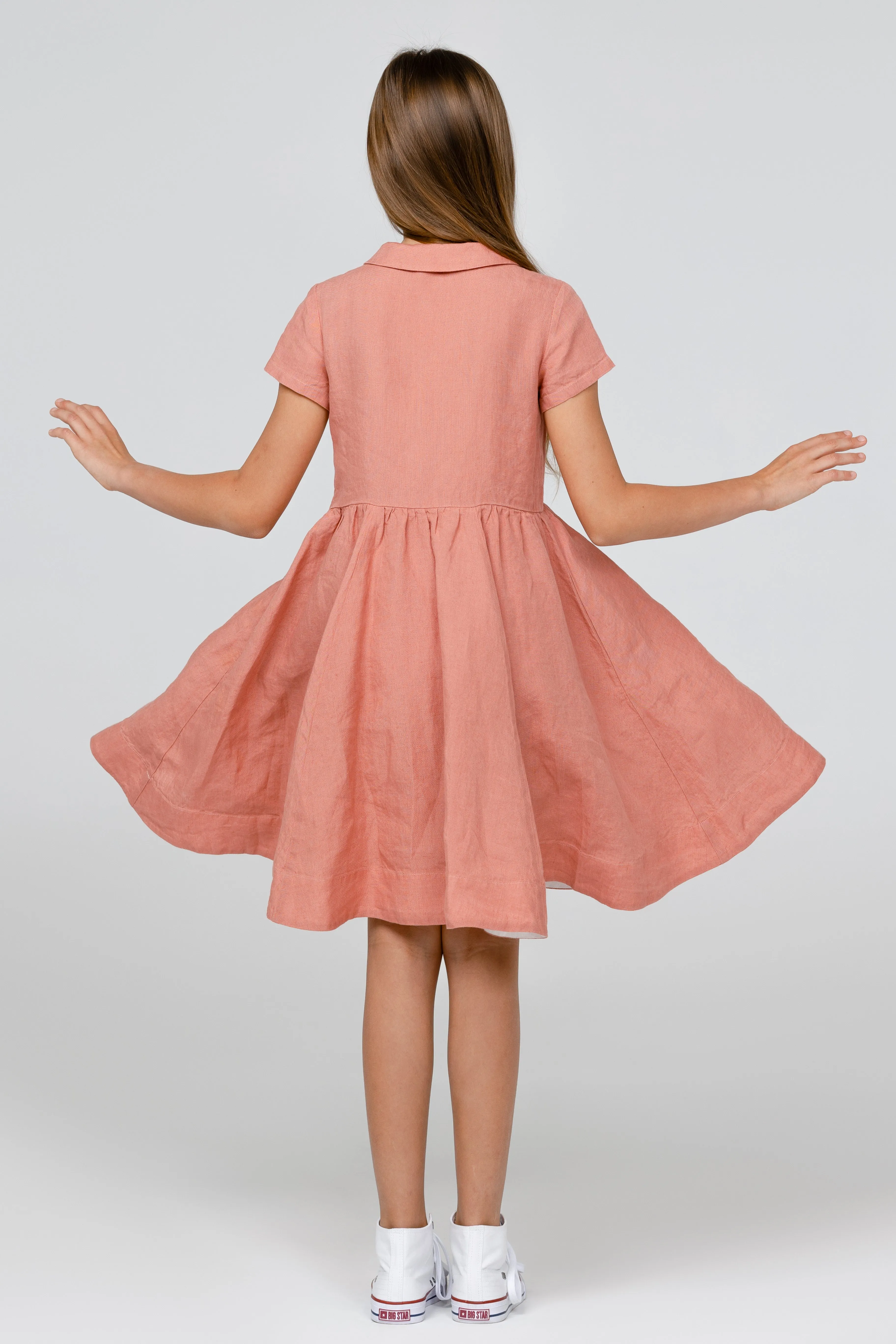 Mini Me Classic Dress, Short Sleeve