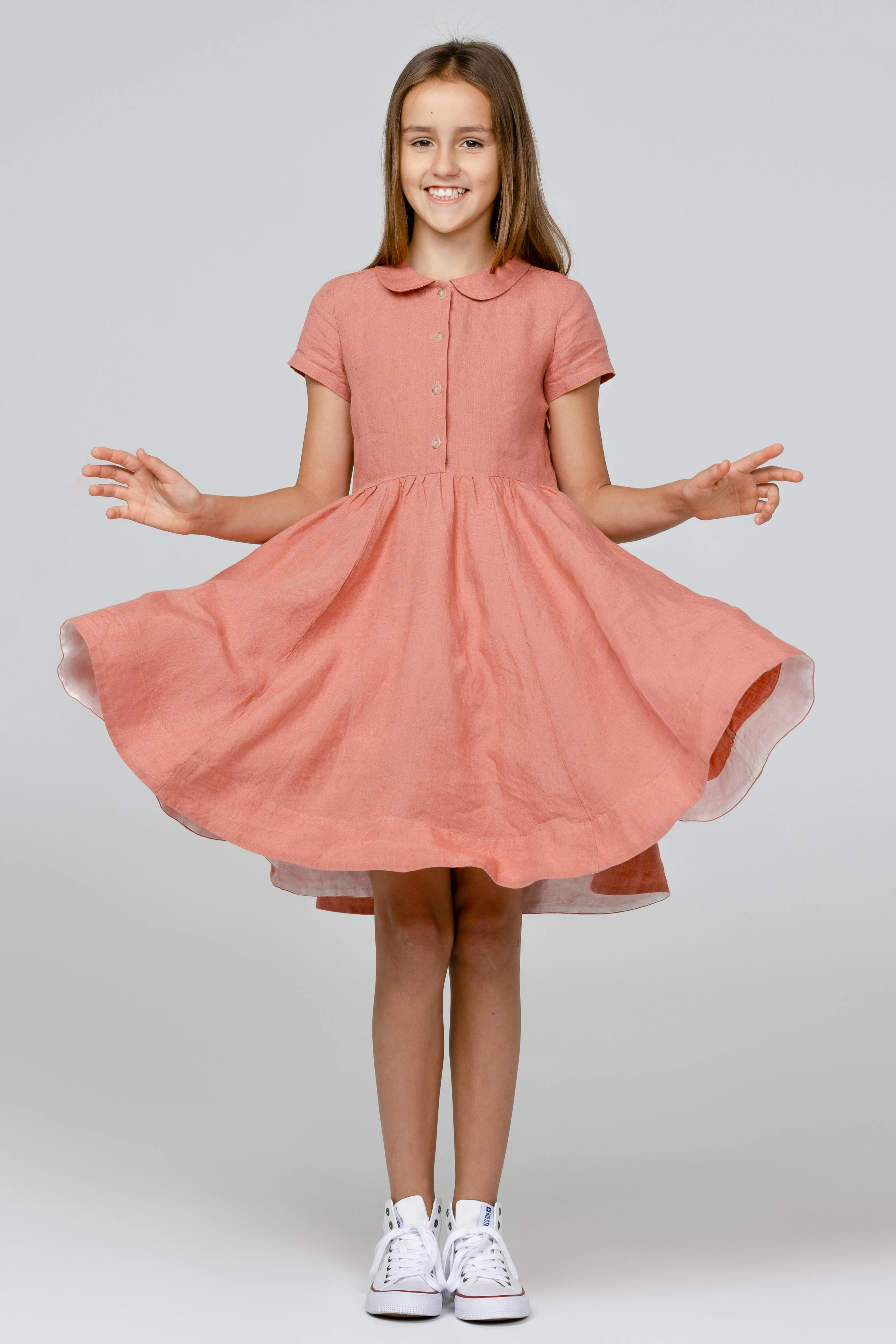 Mini Me Classic Dress, Short Sleeve